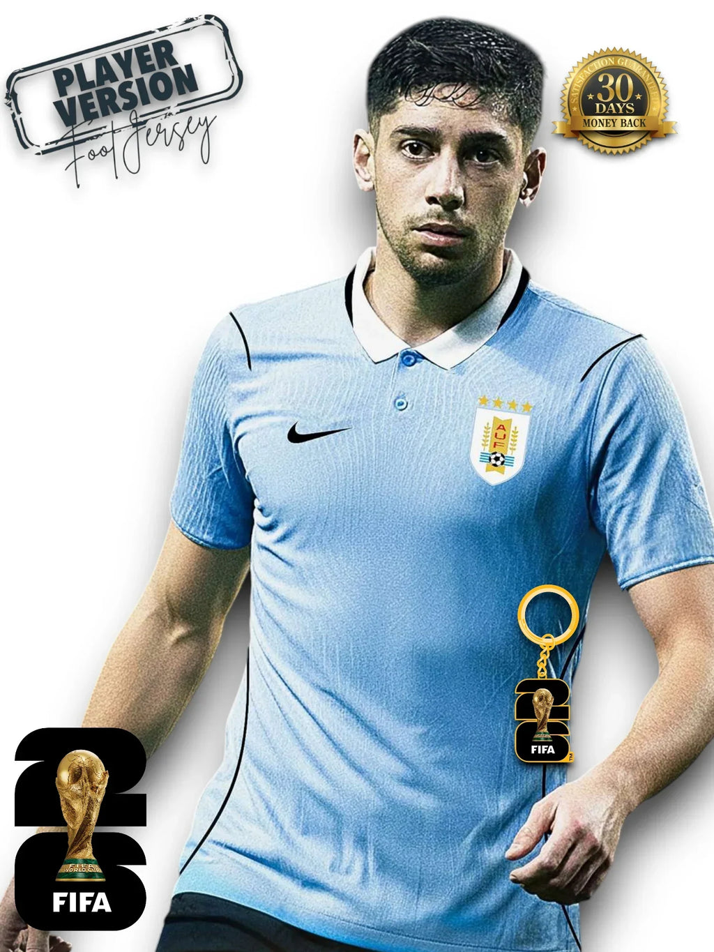 Uruguay World Cup 2026 Jersey - Player Version