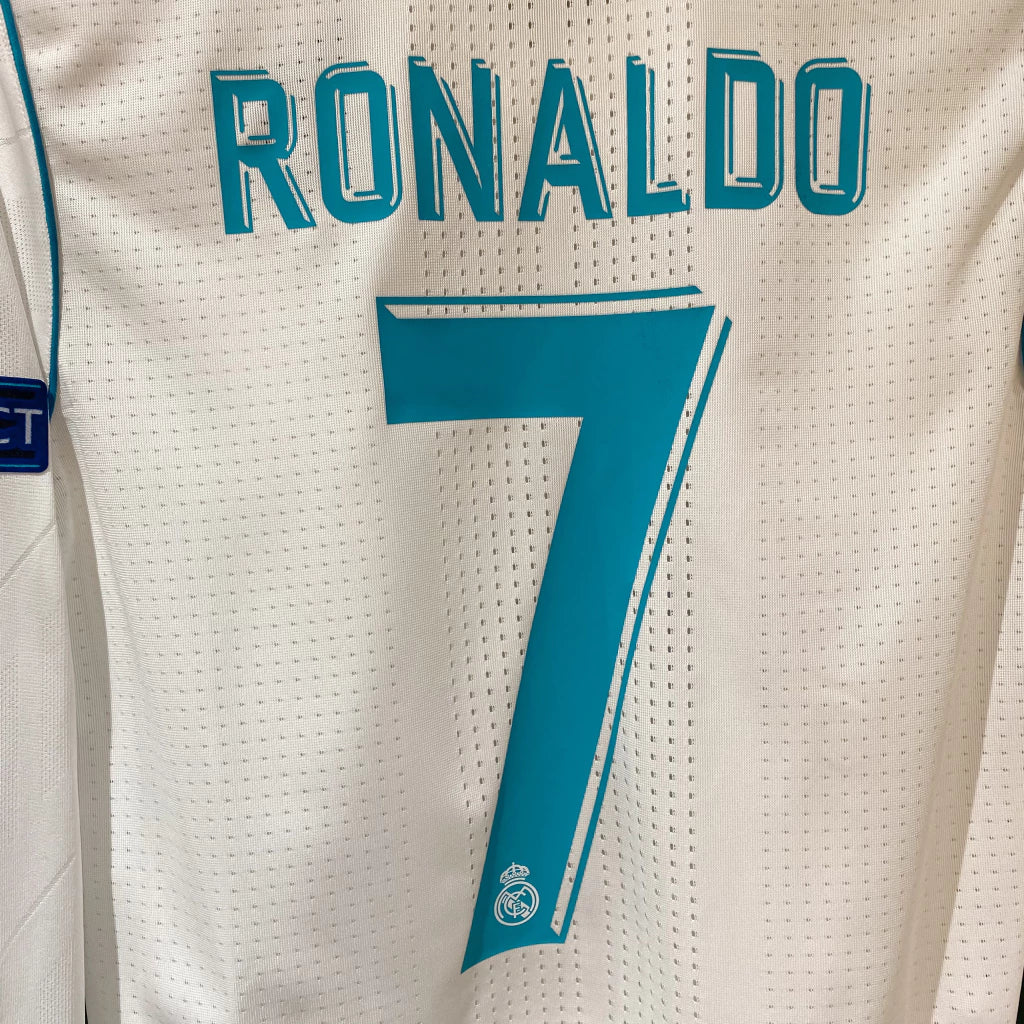 RONALDO #7 Real Madrid Home 2017-18 Player