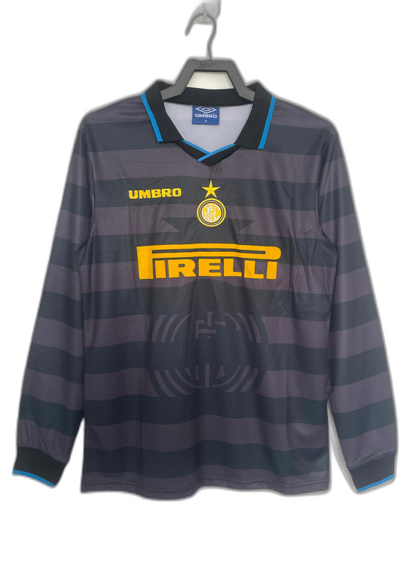 Camiseta de visitante del Inter de Milán 97/98 II - Versión retro de manga larga