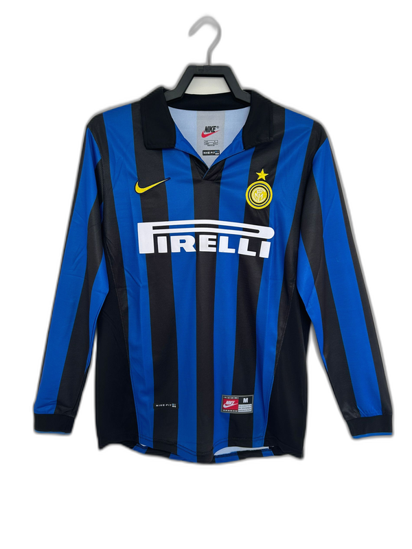 Camiseta local del Inter de Milán 98/99 I - Versión retro de manga larga
