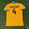 Samuel Kuffour Bayern Munich Yellow Retro Football Jersey Kit
