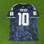 Lionel Messi #10 Argentina 2026 World Cup Golden Patch Football Jersey Kit