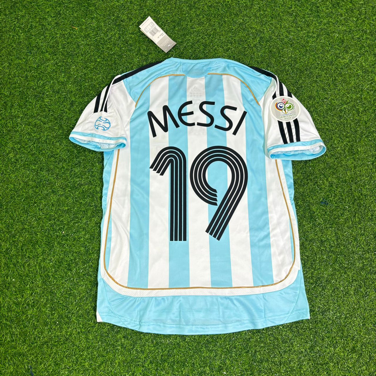 Lionel Messi Argentina 2006 World Cup Retro Soccer Jersey Maillot Trikot Maglia