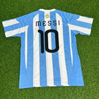 Lionel Messi 10- 2010 World Cup Argentina Retro Jersey