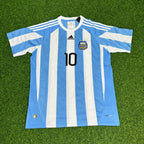 Lionel Messi 10- 2010 World Cup Argentina Retro Jersey