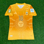 Lionel Messi Argentina 2026 World Cup Golden Special Edition Football Jersey Trikot Maillot