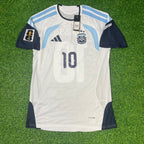 Lionel Messi Argentina 2026 World Cup White Player Version New Season Football Jersey Kit