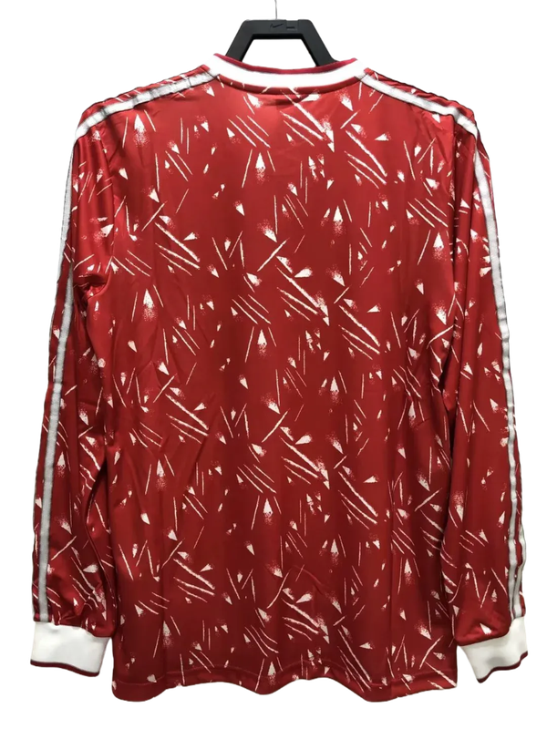 Camiseta local del Liverpool 89/91 - Versión retro de manga larga