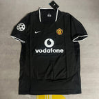 Cristiano Ronaldo Manchester United 2003 2004 Retro Black Jersey Trikot