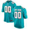 Camiseta personalizada de la NFL de los Miami Dolphins - Aqua