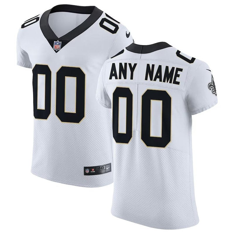 Camiseta personalizada de la NFL de los New Orleans Saints, blanca