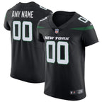 Camiseta personalizada Stealth de la NFL de los New York Jets, color negro