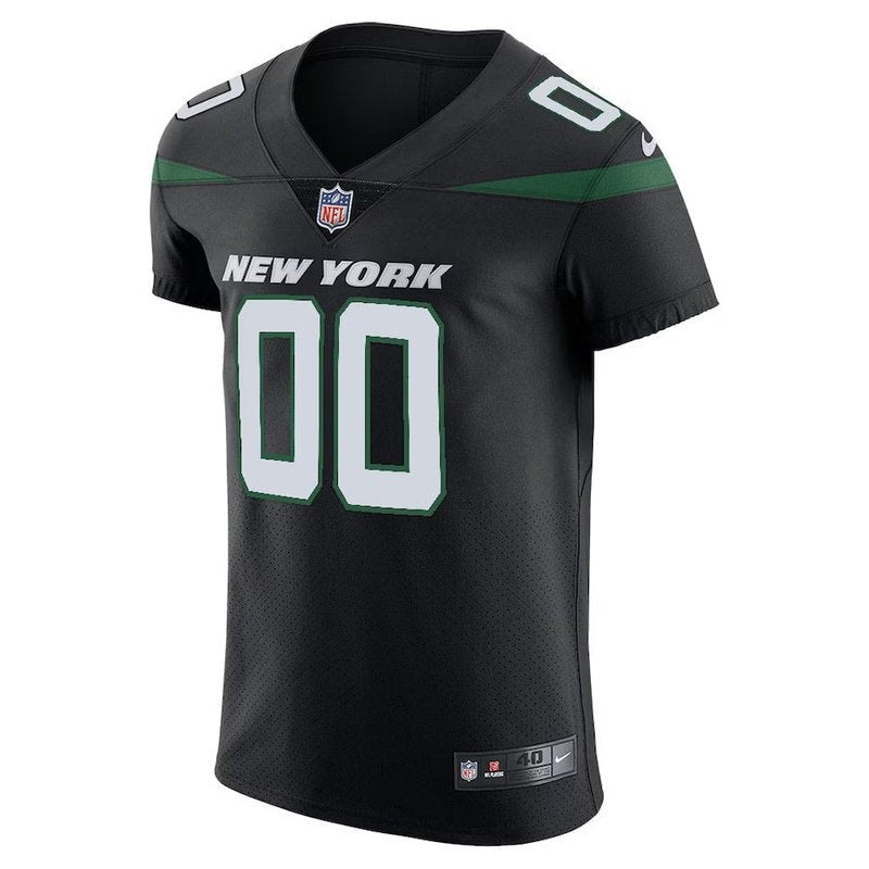 Camiseta personalizada Stealth de la NFL de los New York Jets, color negro