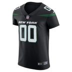 Camiseta personalizada Stealth de la NFL de los New York Jets, color negro