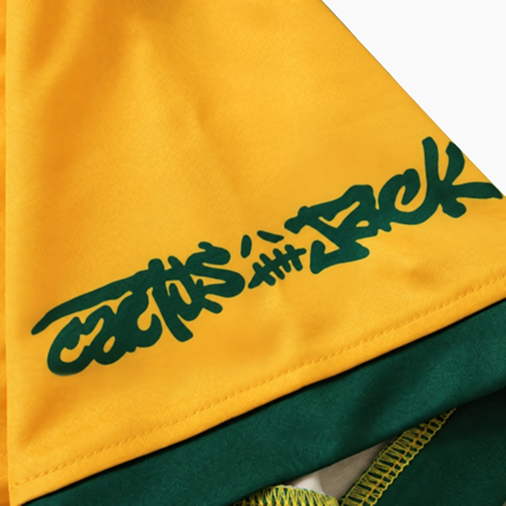 Brazil Travis Scott Cactus Jack x Nike Total 90 Retro Jersey