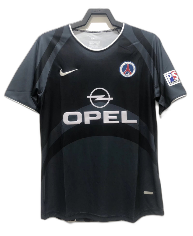 Camiseta negra del París Saint-Germain (PSG) 2001 - Versión retro
