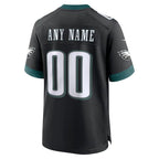 Philadelphia Eagles - Alternate Custom NFL Game Jersey - Black