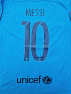 Lionel Messi Barcelona 2015-2016 Champions League Retro Jersey Maillot Trikot Maglia