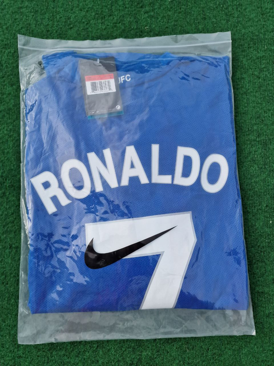 Cristiano Ronaldo Manchester United 2008 Champions League Patch Retro Short Jersey Trikot