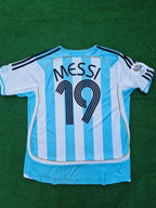 Lionel Messi Argentina 2006 World Cup Retro Soccer Jersey Maillot Trikot Maglia