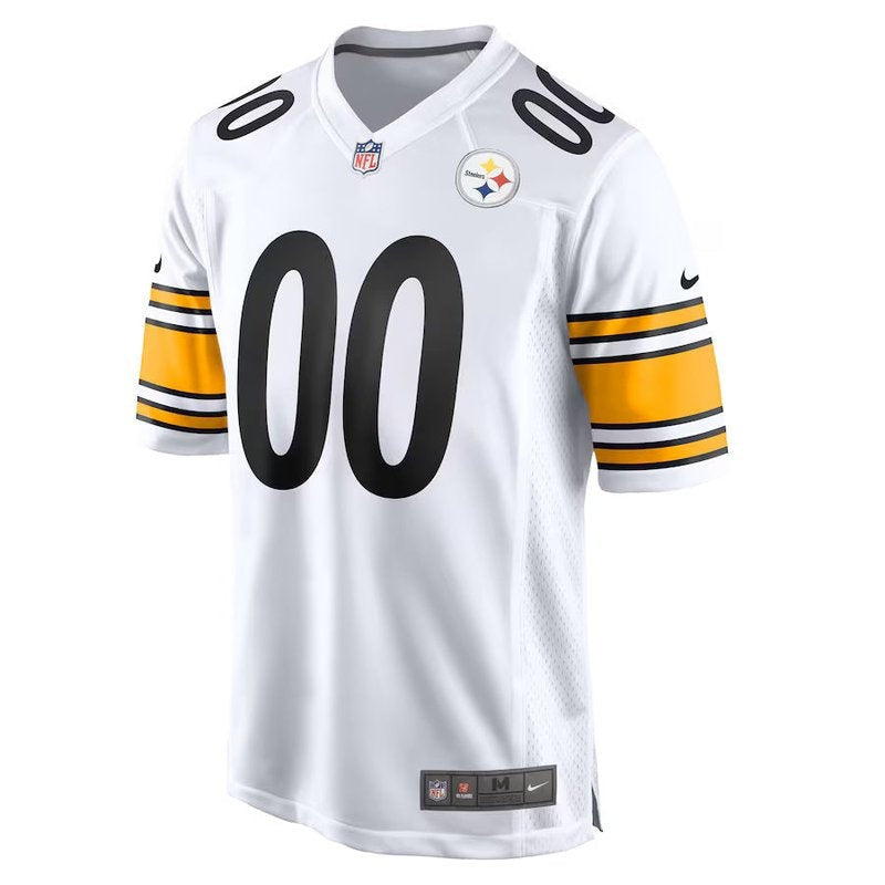 Camiseta personalizada de la NFL de los Pittsburgh Steelers, color blanco