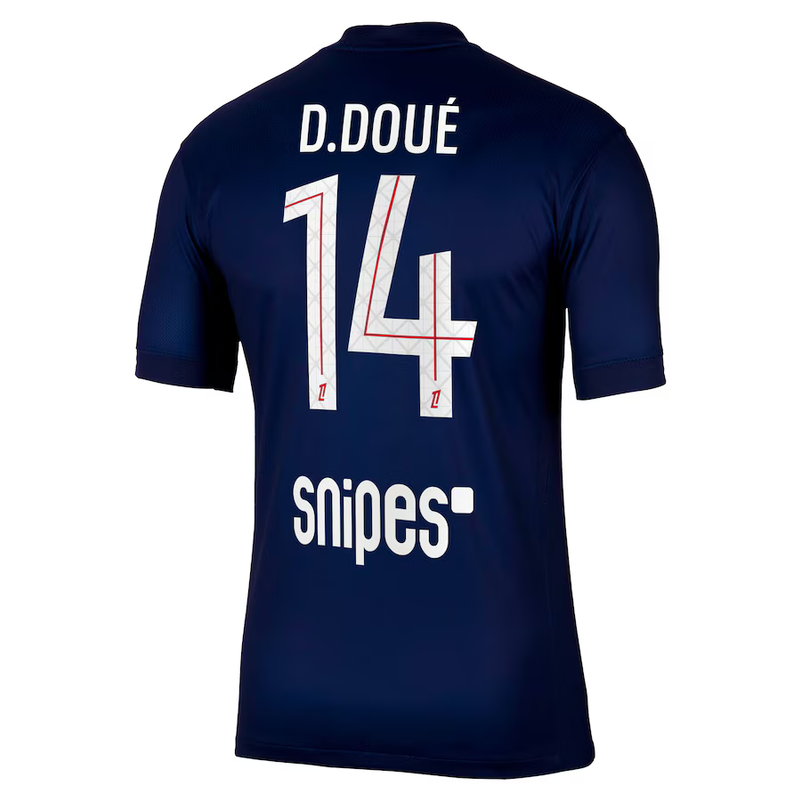 D. Doué - Paris Saint-Germain (PSG) 25/26 I Home Jersey - Fan Version