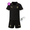 Conjunto infantil Selección de Portugal edición especial Pantera Negra EUSÉBIO negro 2025/26 