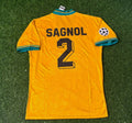 Willy Sagnol Bayern Munich Yellow Retro Football Jersey Kit