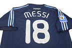 Lionel Messi 2008 Retro Argentina Black Jersey Maillot Trikot Maglia Soccer Shirt