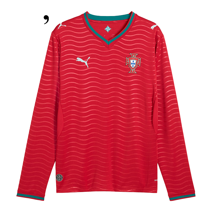 PREVENTA - Camiseta local de Portugal FPF 2026 - Manga larga 