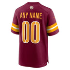 Washington Commanders - Camiseta personalizada de la NFL color burdeos