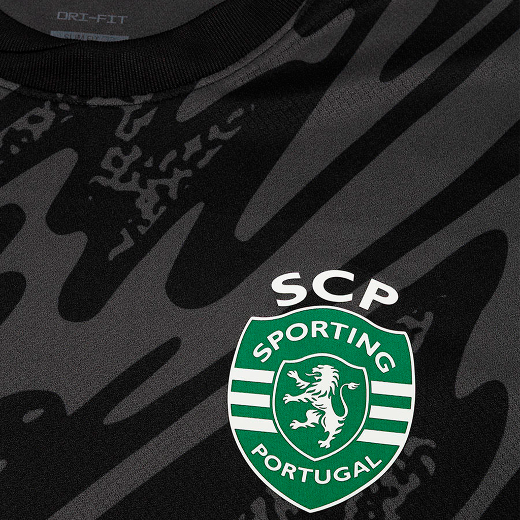 Camiseta de portero del Sporting, negra, 2025/26 - ¡ÚLTIMAS UNIDADES! 🔥💚 